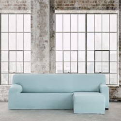 Right short arm chaise longue cover Eysa BRONX Aquamarine 110 x 110 x 310 cm