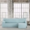 Right short arm chaise longue cover Eysa BRONX Aquamarine 110 x 110 x 310 cm