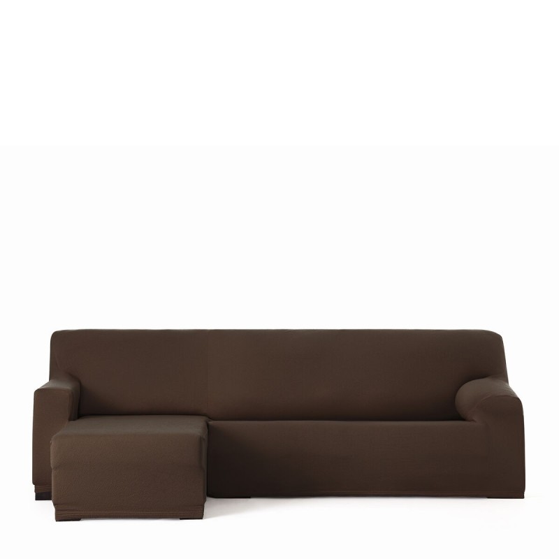 Right short arm chaise longue cover Eysa BRONX Brown 110 x 110 x 310 cm