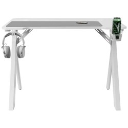 Desk Mars Gaming MGD100RGBW White Steel 100 x 60 cm