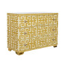 Chest of drawers DKD Home Decor Yellow White Bone 100 x 40 x 75 cm