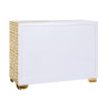 Chest of drawers DKD Home Decor Yellow White Bone 100 x 40 x 75 cm