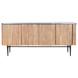 Sideboard DKD Home Decor Marble Acacia 170 x 40 x 80 cm