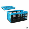 Folding Box with Handles Tontarelli Voilà Blue 53 x 37 x 27 cm (10 Units)