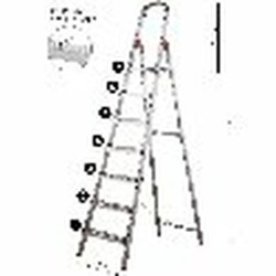 Folding ladder Rolser 7 PELD ALUMINIO Aluminium