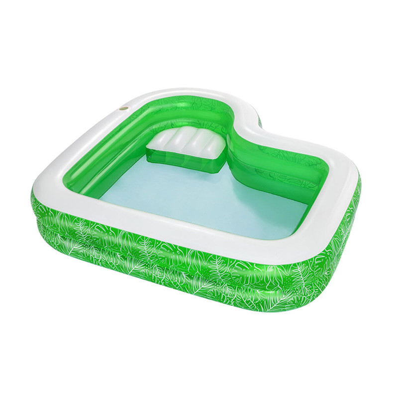 Inflatable Paddling Pool for Children Bestway Green 231 x 231 x 51 cm