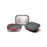 Lunch box HeatsBox HB-03-102B Black Grey Rectangular 0,25 L