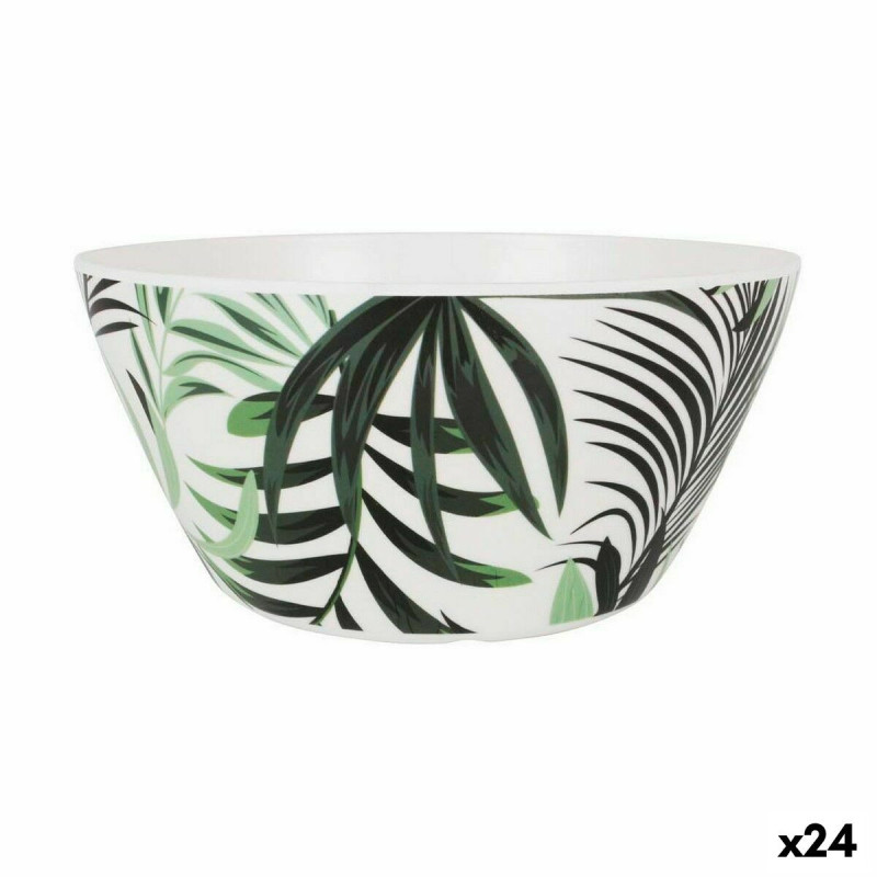 Salad Bowl Alfares Tropical 25,5 x 13,5 cm (24 Units)