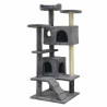 Scratching Post for Cats Suzi Grey 50 x 50 x 125 cm