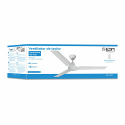 Ceiling Fan EDM 33981 White 60 W Ø 140 cm industrial