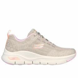 Sports Trainers for Women Skechers Arch Fit - Comfy Wav Light brown