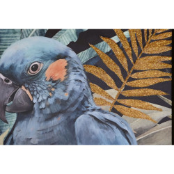 Painting Home ESPRIT Parrot Tropical Lacquered 50 x 3,5 x 70 cm (2 Units)