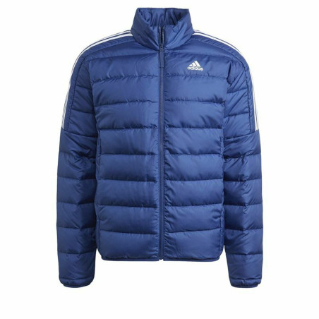 Men's Sports Jacket Adidas Essentials Blue Dark blue