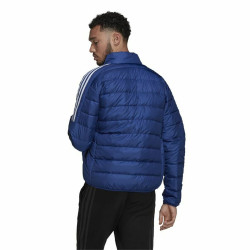 Men's Sports Jacket Adidas Essentials Blue Dark blue