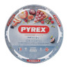 Cake Mould Pyrex Classic Vidrio Transparent Glass Flat Circular 27,7 x 27,7 x 3,5 cm 6 Units