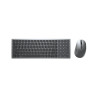 Keyboard and Mouse Dell 580-AIWM Black Grey Titanium Monochrome QWERTY Qwerty US