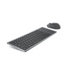 Keyboard and Mouse Dell 580-AIWM Black Grey Titanium Monochrome QWERTY Qwerty US