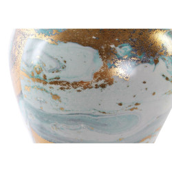 Vase DKD Home Decor Porcelain Blue Modern (22 x 22 x 41 cm)