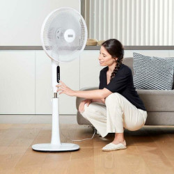 Freestanding Fan Black & Decker ES9440170B 50 W White 135 cm