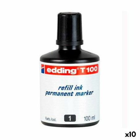 Refill ink Edding T100 Permanent 100 ml (10 Units)