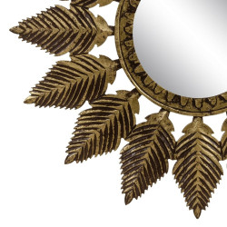 Wall mirror 90 x 1,75 x 90 cm Golden DMF