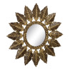 Wall mirror 90 x 1,75 x 90 cm Golden DMF