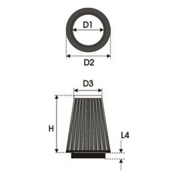 Air filter Green Filters SMN