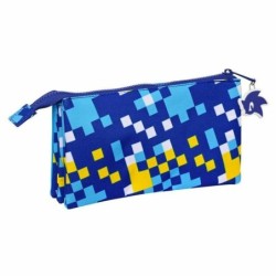 Triple Carry-all Sonic Speed 22 x 12 x 3 cm Blue