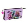 Double Carry-all Monster High Creep Black 22 x 12 x 3 cm