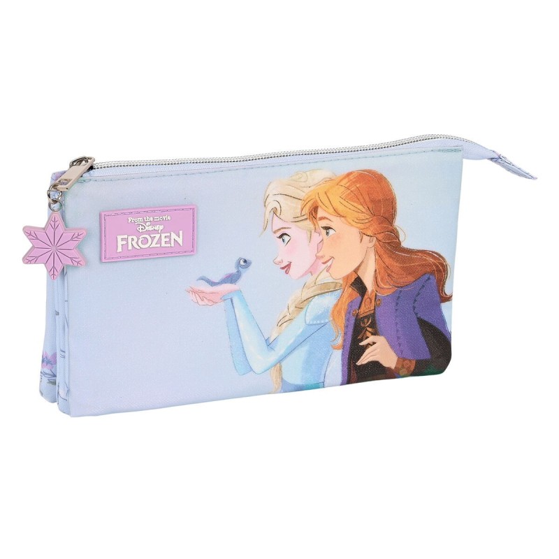 Triple Carry-all Frozen Believe Lilac 22 x 12 x 3 cm