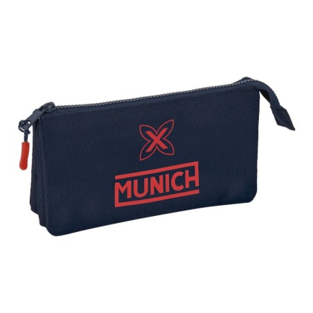 Triple Carry-all Munich Flash Navy Blue 22 x 12 x 3 cm