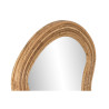 Wall mirror Home ESPRIT Natural Crystal Rattan Urban 49 x 2,5 x 118 cm