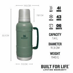 Thermos Stanley The Artisan 1 L Green Black