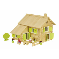 Playset Jeujura  Log house 240 Pieces