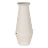 Vase White Ceramic 31 x 25 x 61 cm