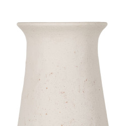 Vase White Ceramic 31 x 25 x 61 cm