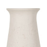 Vase White Ceramic 31 x 25 x 61 cm