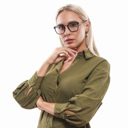 Unisex' Spectacle frame Lozza VL4152 500BLK