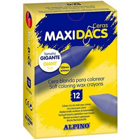 Coloured crayons Alpino Maxidacs Golden