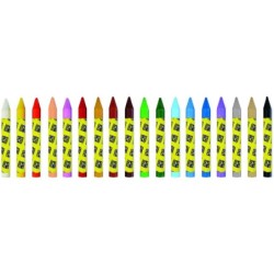 Coloured crayons Alpino Maxidacs Golden