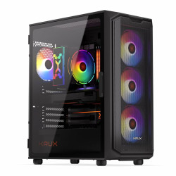 ATX Semi-tower Box Krux KRXD003 Black