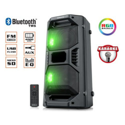 Portable Bluetooth Speakers Real-El X-757 Black Multi 50 W