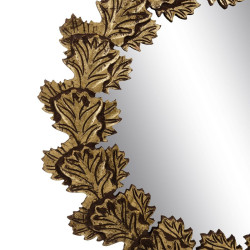 Wall mirror 79 x 3 x 79 cm Golden DMF