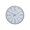 Wall Clock DKD Home Decor Crystal Golden Metal White Compass (60 x 3 x 60 cm)