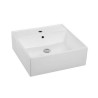 Washbasin Oceanic Lenã Ceramic Squared 38 x 38 x 12 cm