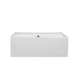 Washbasin Oceanic Lenã Ceramic Squared 38 x 38 x 12 cm