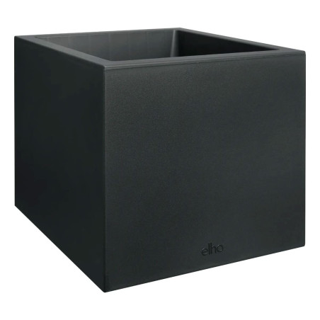 Plant pot Elho Black Ø 39 cm Plastic Squared Modern