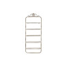 Bottle rack DKD Home Decor Metal White (39 x 9,5 x 102,5 cm)