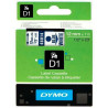 Laminated Tape for Labelling Machines Dymo D1 45014 12 mm LabelManager™ White Blue Black (5 Units)