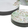 Tableware 18 Pieces Sheets Porcelain 1 cm